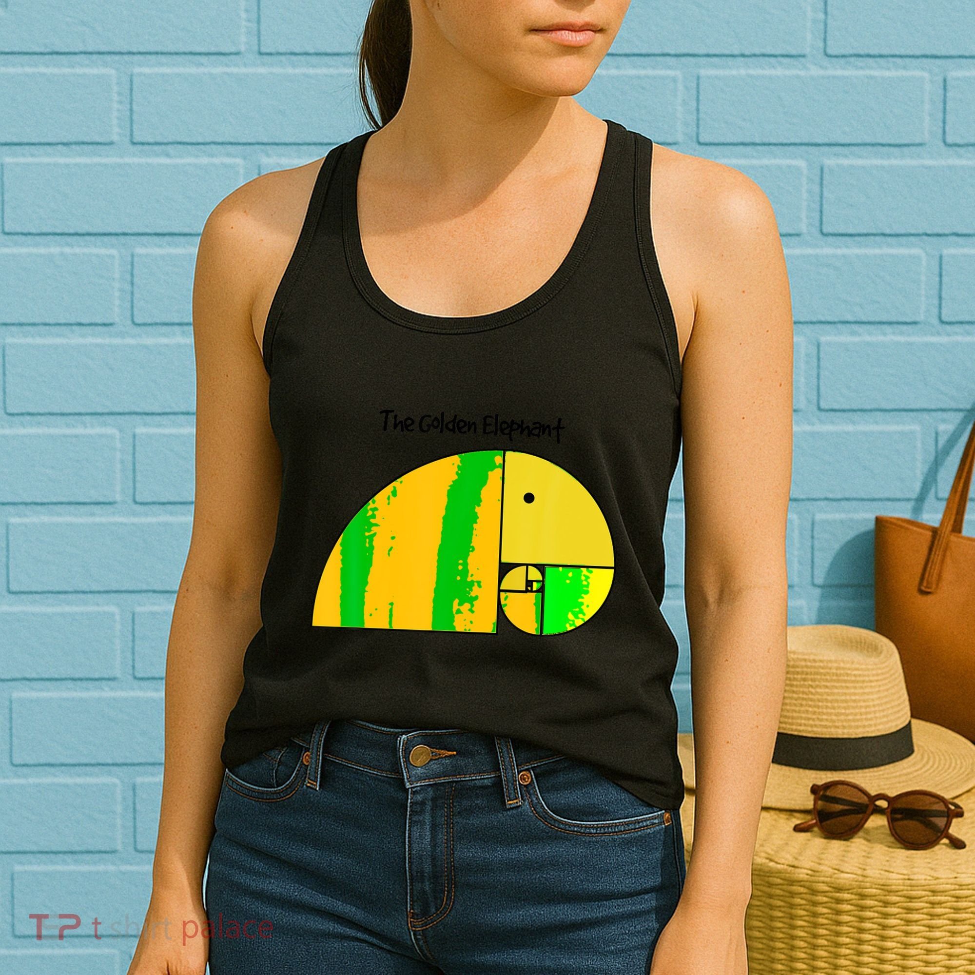 Golden Ratio Elephant Fibonacci Women's Tank Top