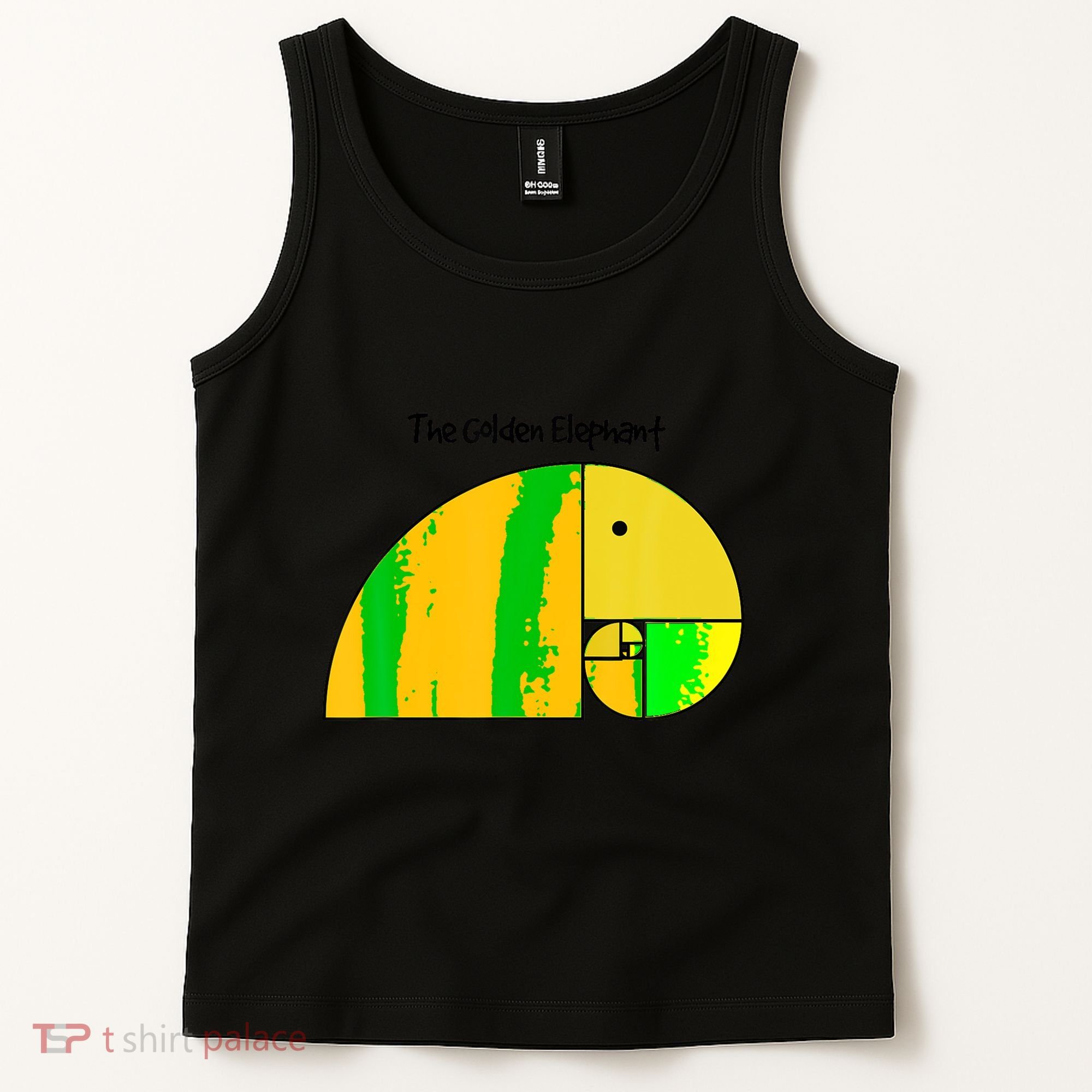Golden Ratio Elephant Fibonacci Tank Top