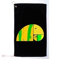 Golden Ratio Elephant Fibonacci Golf Towel thumb 0