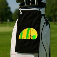 Golden Ratio Elephant Fibonacci Golf Towel thumb 2