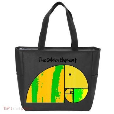 Golden Ratio Elephant Fibonacci Tote Bag