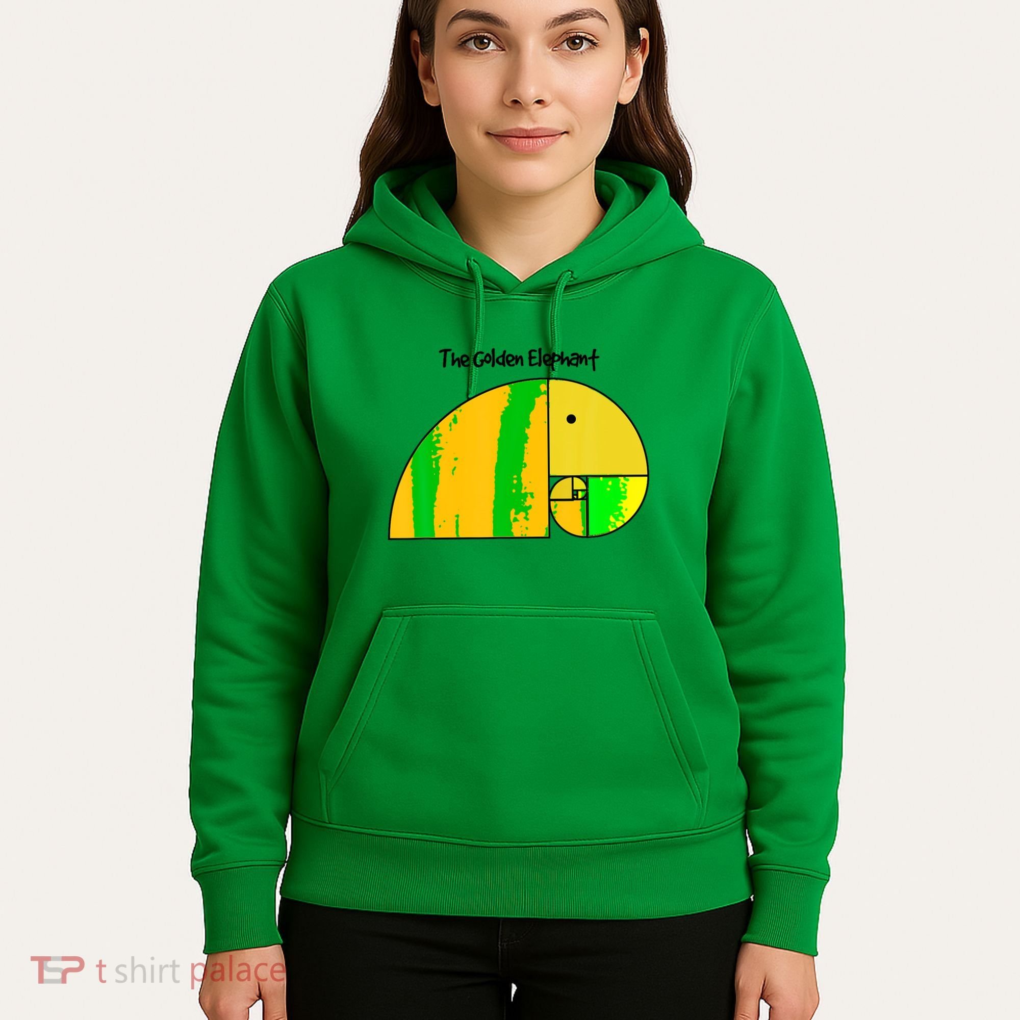 Golden Ratio Elephant Fibonacci Hoodie