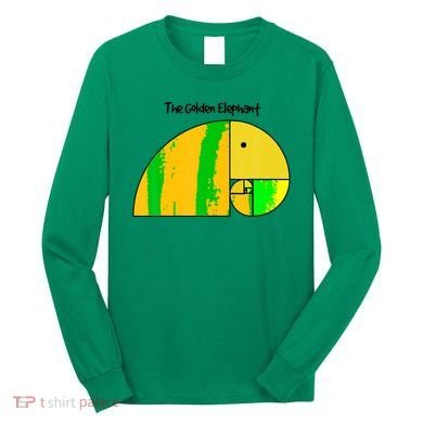 Golden Ratio Elephant Fibonacci Long Sleeve Shirt
