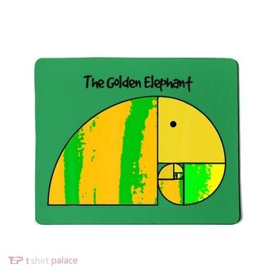 Golden Ratio Elephant Fibonacci Mousepad