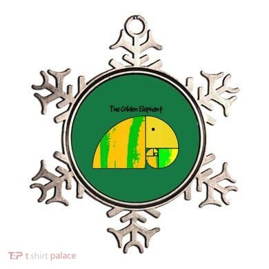 Golden Ratio Elephant Fibonacci Ornament
