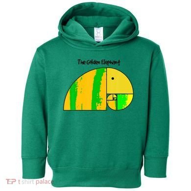 Golden Ratio Elephant Fibonacci Toddler Hoodie