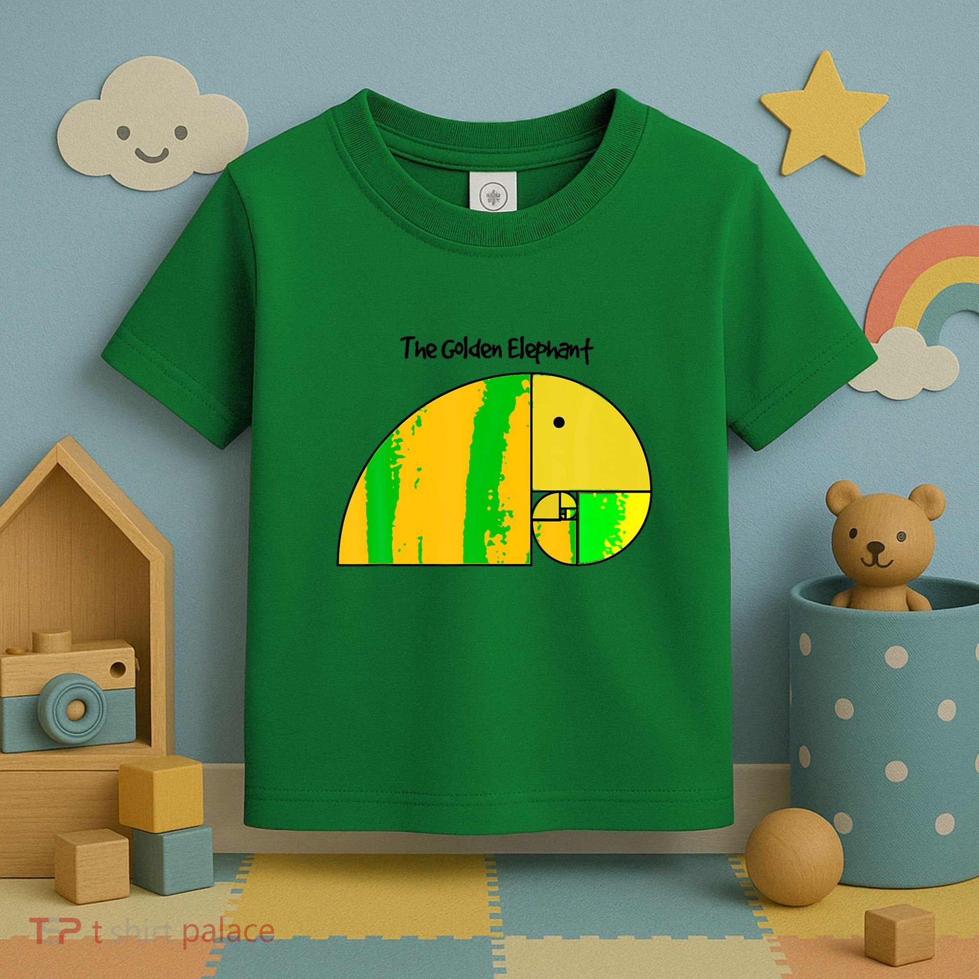 Golden Ratio Elephant Fibonacci Toddler T-Shirt