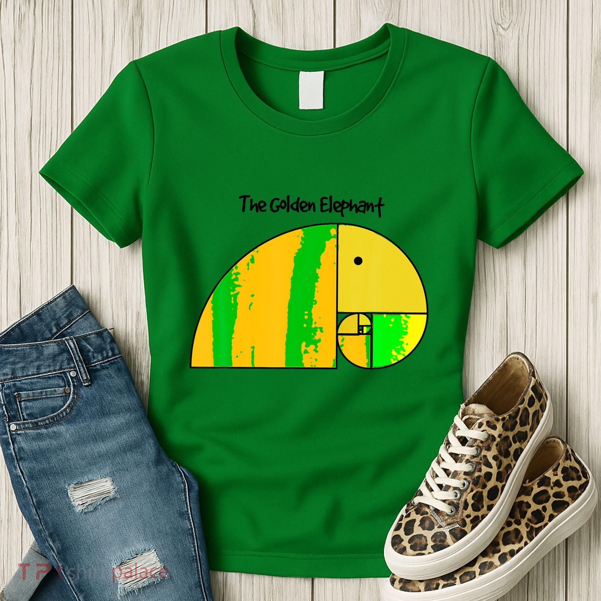 Golden Ratio Elephant Fibonacci Women's T-Shirt