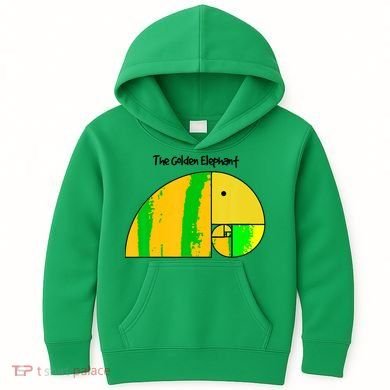 Golden Ratio Elephant Fibonacci Kids Hoodie