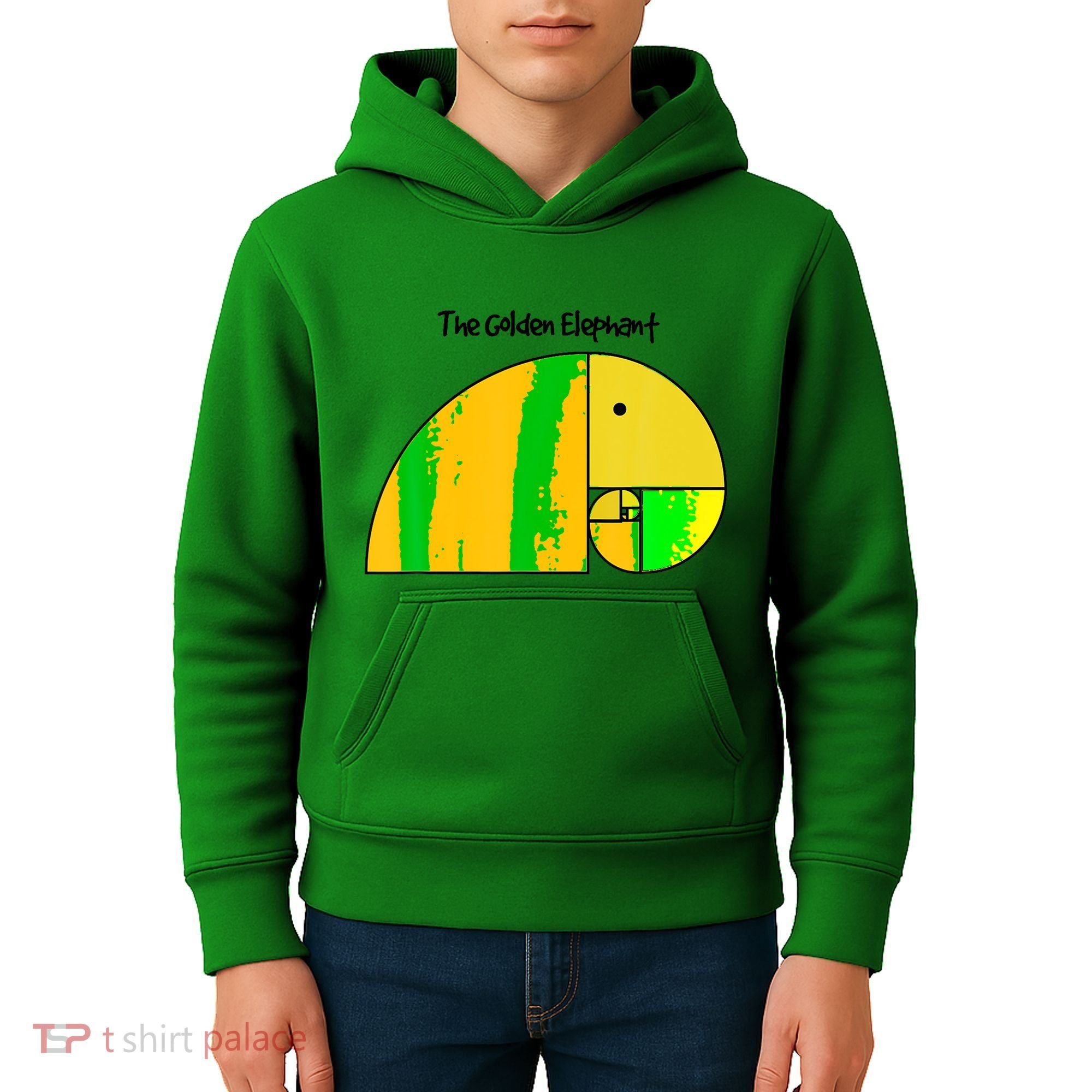 Golden Ratio Elephant Fibonacci Kids Hoodie