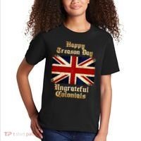 Great Britain Happy Treason Day Ungrateful Colonials Kids T-Shirt thumb 2