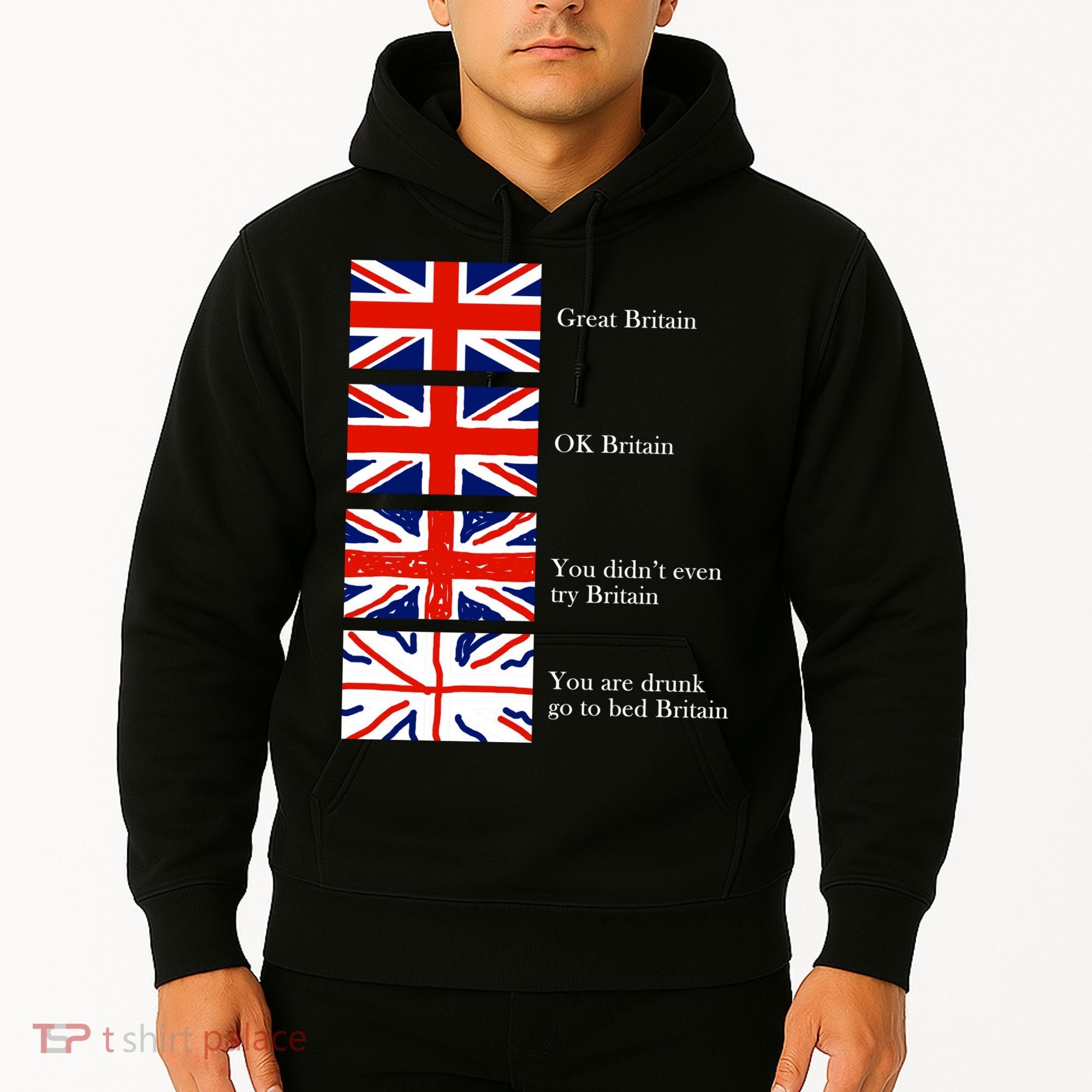 Great Britain OK Britain Funny Sarcastic Hoodie