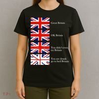 Great Britain OK Britain Funny Sarcastic T-Shirt thumb 4