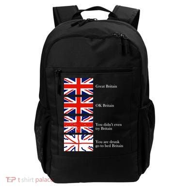 Great Britain OK Britain Funny Sarcastic Backpack
