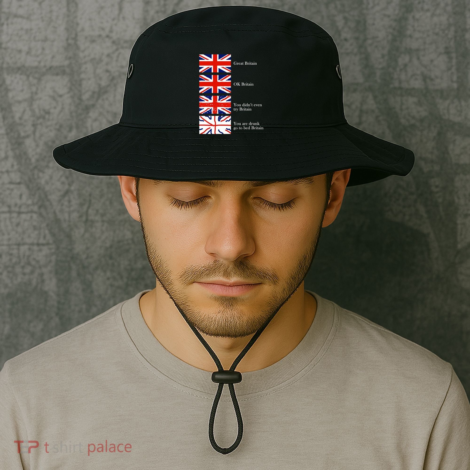 Great Britain OK Britain Funny Sarcastic Bucket Hat
