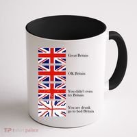 Great Britain OK Britain Funny Sarcastic Coffee Mug thumb 1
