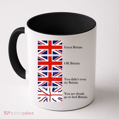 Great Britain OK Britain Funny Sarcastic Coffee Mug