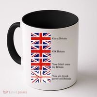 Great Britain OK Britain Funny Sarcastic Coffee Mug thumb 0
