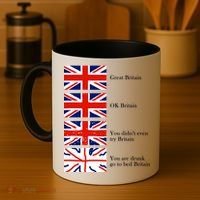 Great Britain OK Britain Funny Sarcastic Coffee Mug thumb 4
