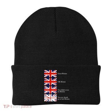 Great Britain OK Britain Funny Sarcastic Beanie