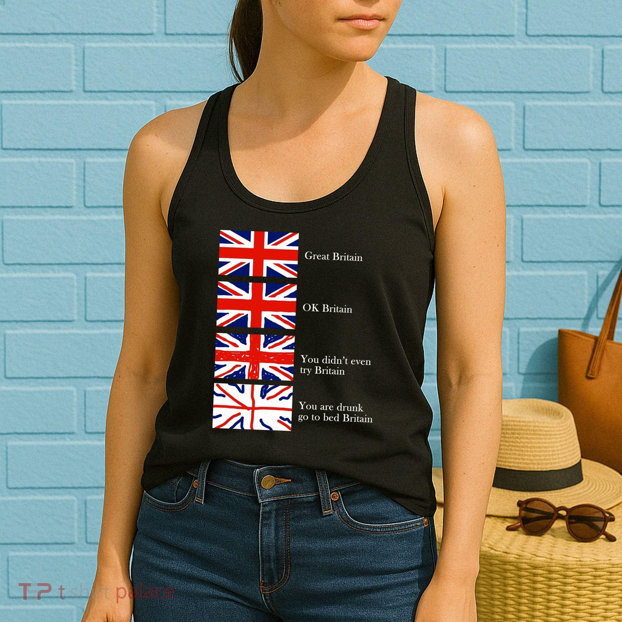 Great Britain OK Britain Funny Sarcastic Women's Tank Top
