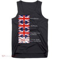 Great Britain OK Britain Funny Sarcastic Tank Top thumb 0