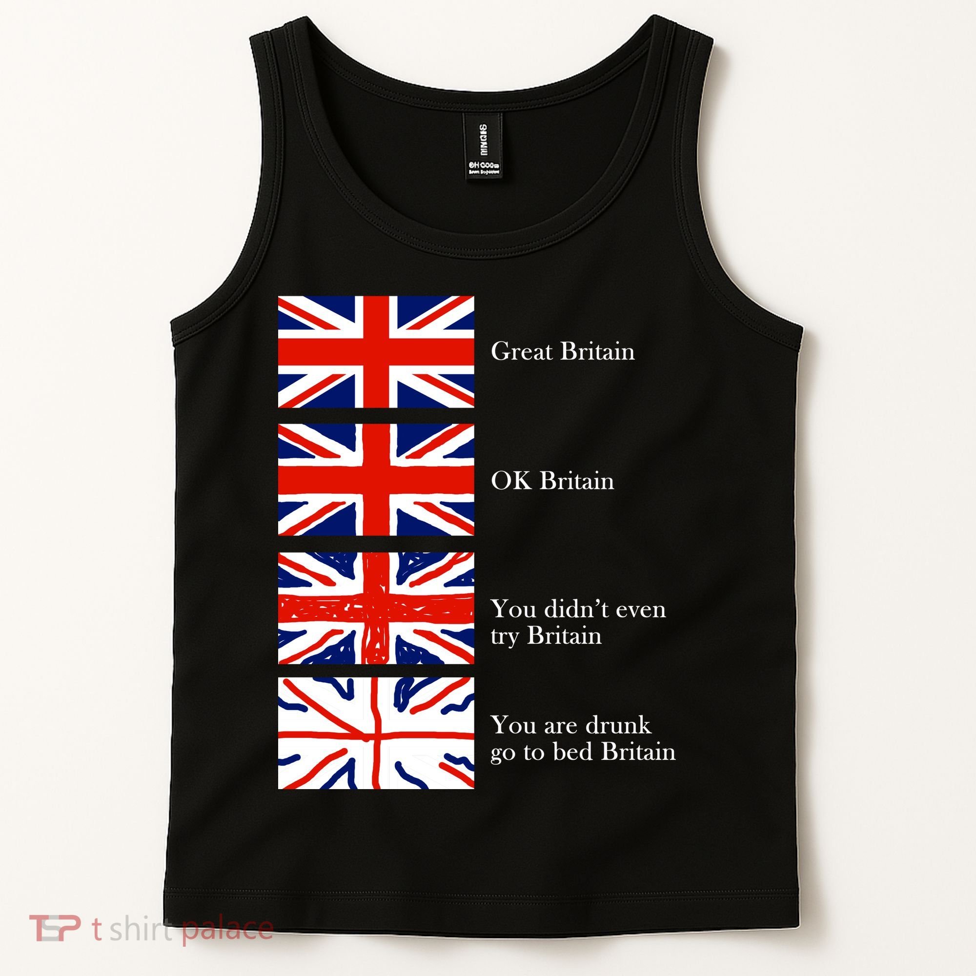 Great Britain OK Britain Funny Sarcastic Tank Top