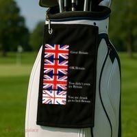 Great Britain OK Britain Funny Sarcastic Golf Towel thumb 2