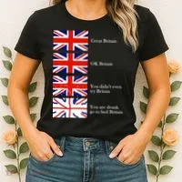 Great Britain OK Britain Funny Sarcastic Women's T-Shirt thumb 2