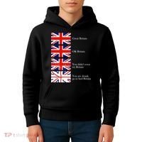 Great Britain OK Britain Funny Sarcastic Kids Hoodie thumb 4