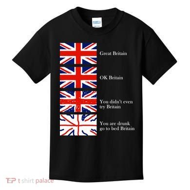 Great Britain OK Britain Funny Sarcastic Kids T-Shirt