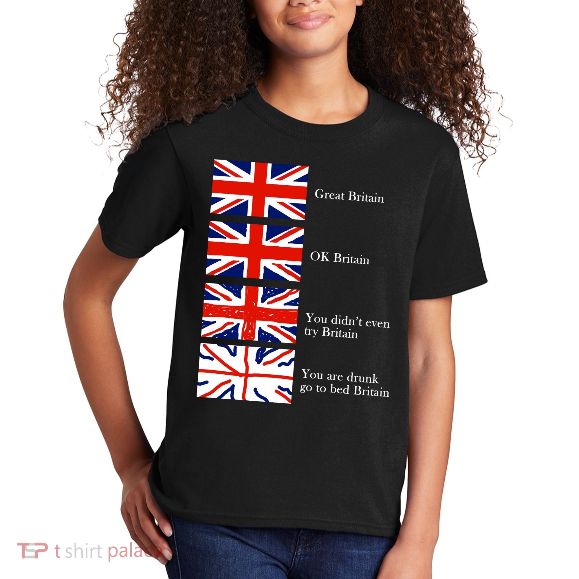 Great Britain OK Britain Funny Sarcastic Kids T-Shirt