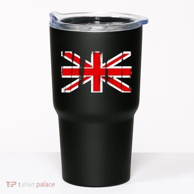 Great Britain Vintage British Union Flag Tumbler