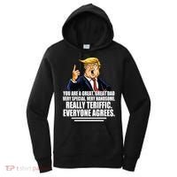 Great Dad! Everyone Agrees Trump Funny Father Women's Hoodie thumb 0