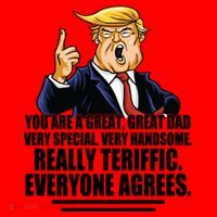 Great Dad! Everyone Agrees Trump Funny Father Santa Hat thumb 1