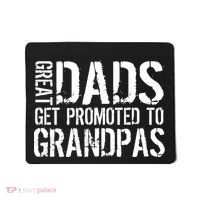 Great Dads Get Promoted To Grandpas Mousepad thumb 0