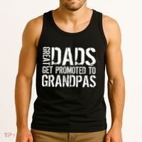 Great Dads Get Promoted To Grandpas Tank Top thumb 3