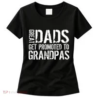 Great Dads Get Promoted To Grandpas Women's T-Shirt thumb 0