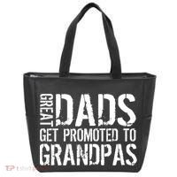 Great Dads Get Promoted To Grandpas Tote Bag thumb 0