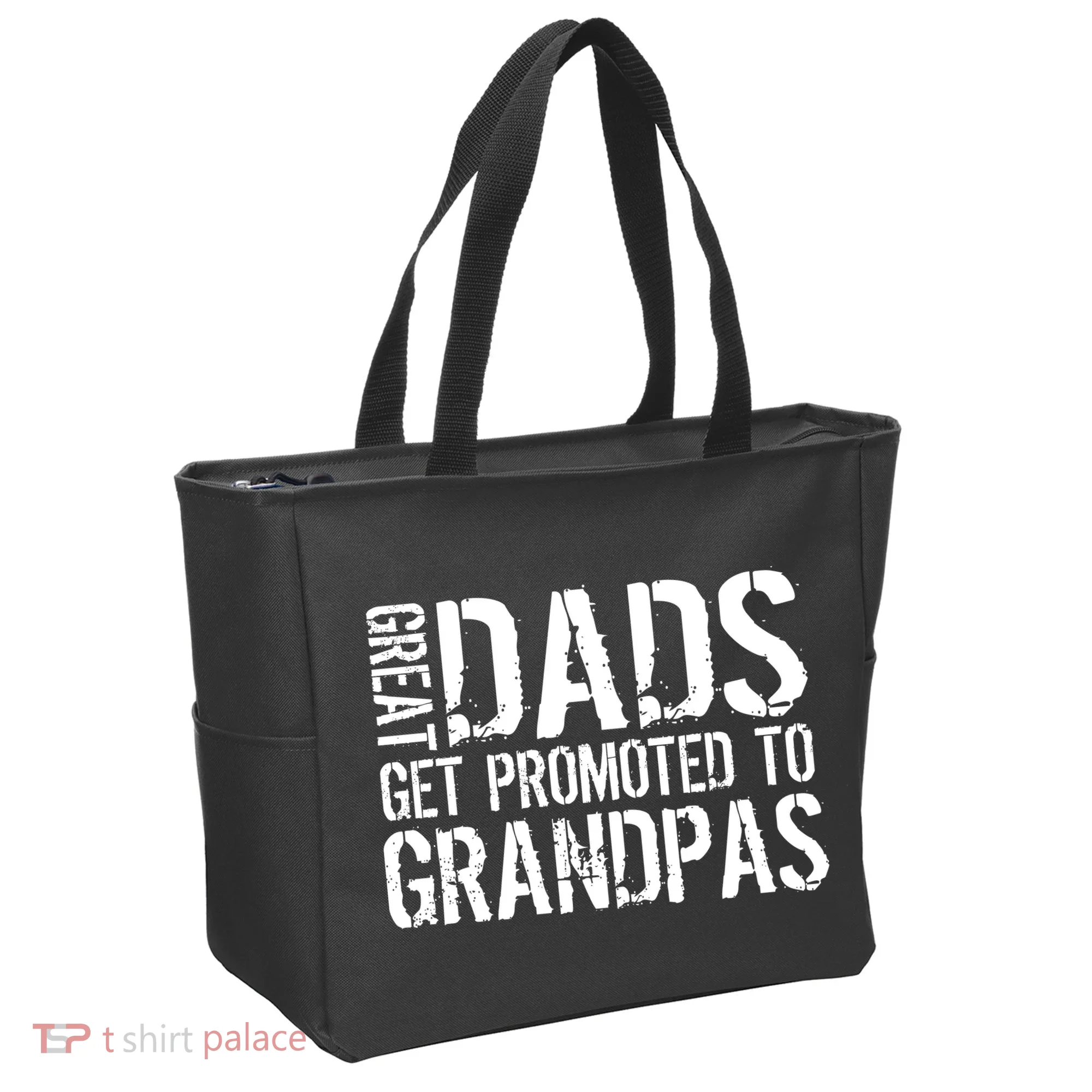 Great Dads Get Promoted To Grandpas Tote Bag