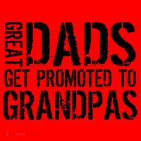 Great Dads Get Promoted To Grandpas Santa Hat thumb 1
