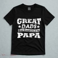 Great Dads Get Promoted To Papa T-Shirt thumb 5
