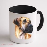 Great Dane Face Coffee Mug thumb 1