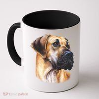 Great Dane Face Coffee Mug thumb 0