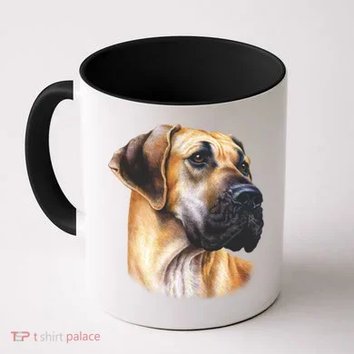 Great Dane Face Coffee Mug