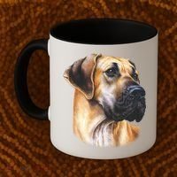 Great Dane Face Coffee Mug thumb 2