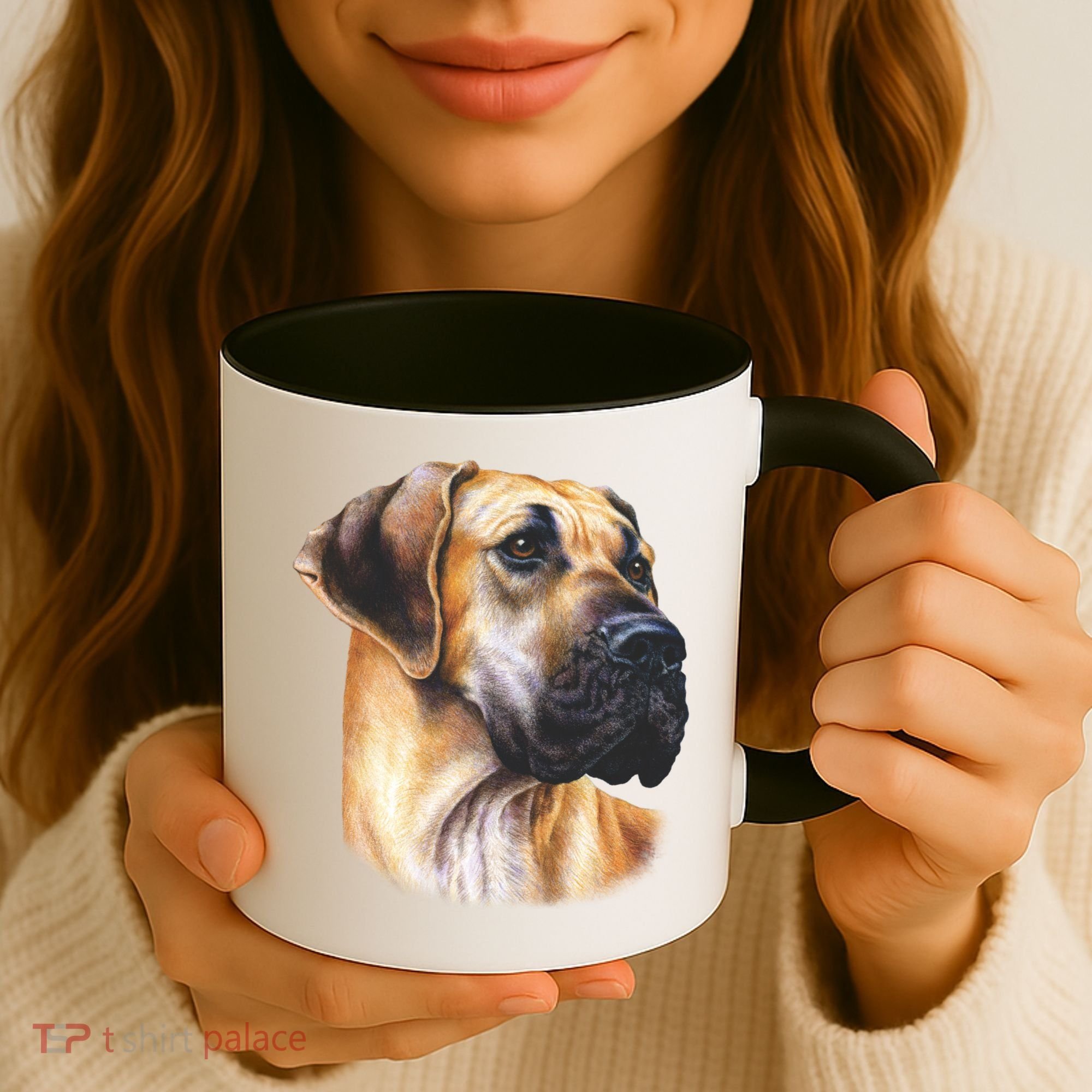 Great Dane Face Coffee Mug