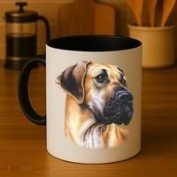Great Dane Face Coffee Mug thumb 4