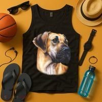 Great Dane Face Tank Top thumb 4