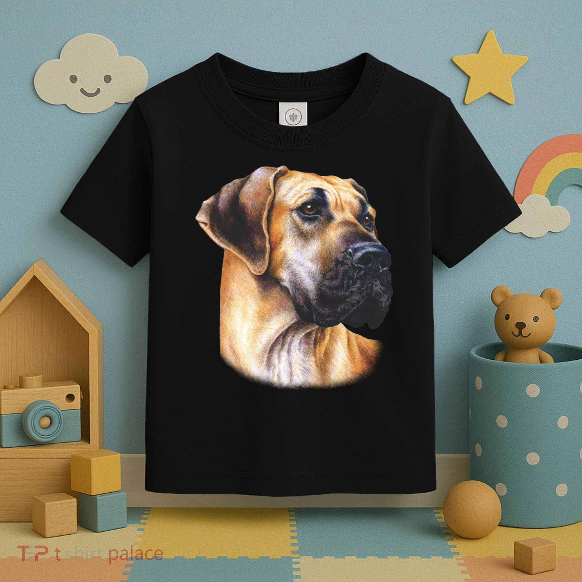Great Dane Face Toddler T-Shirt